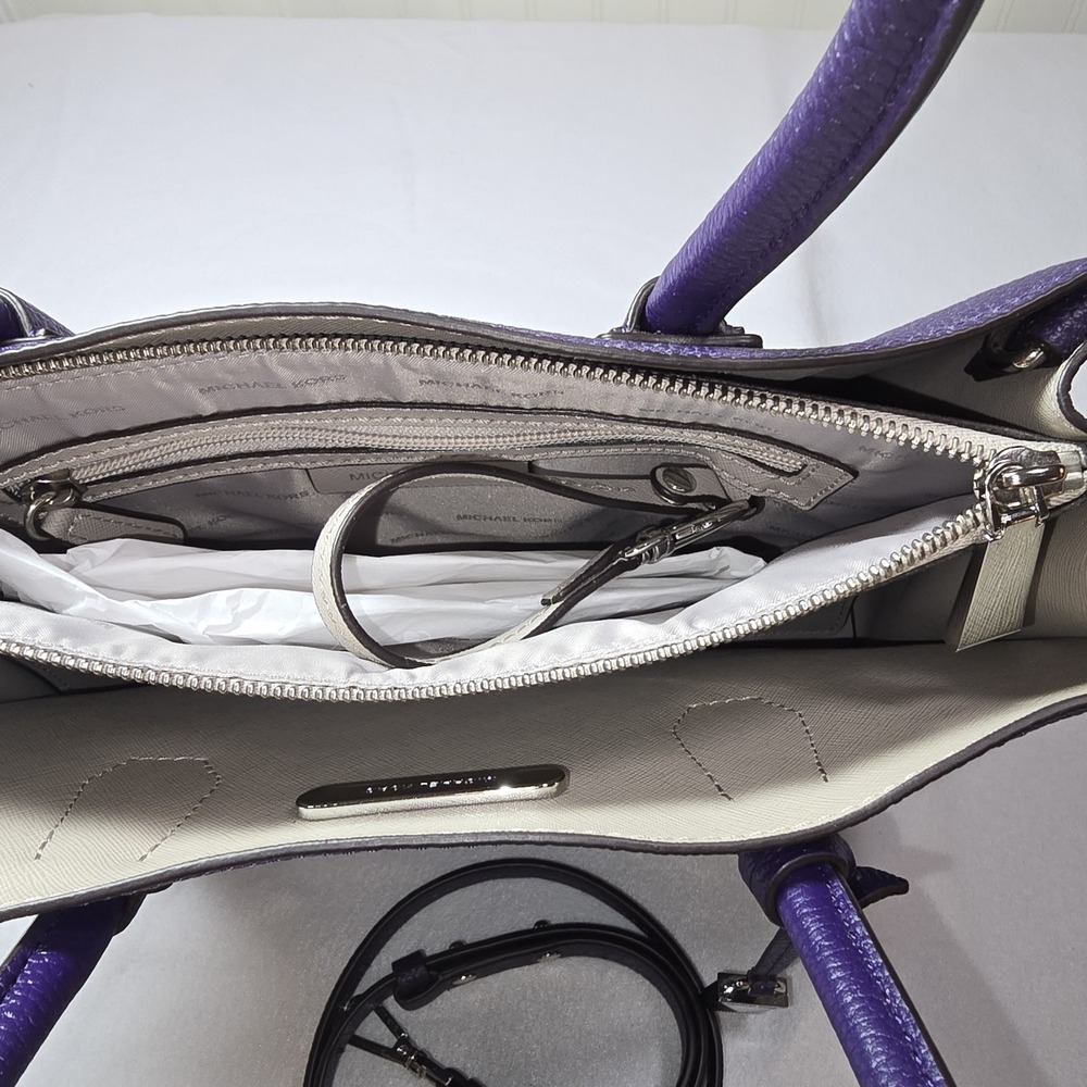 Michael Kors Purple Crossbody Bag - Picture 13 of 16